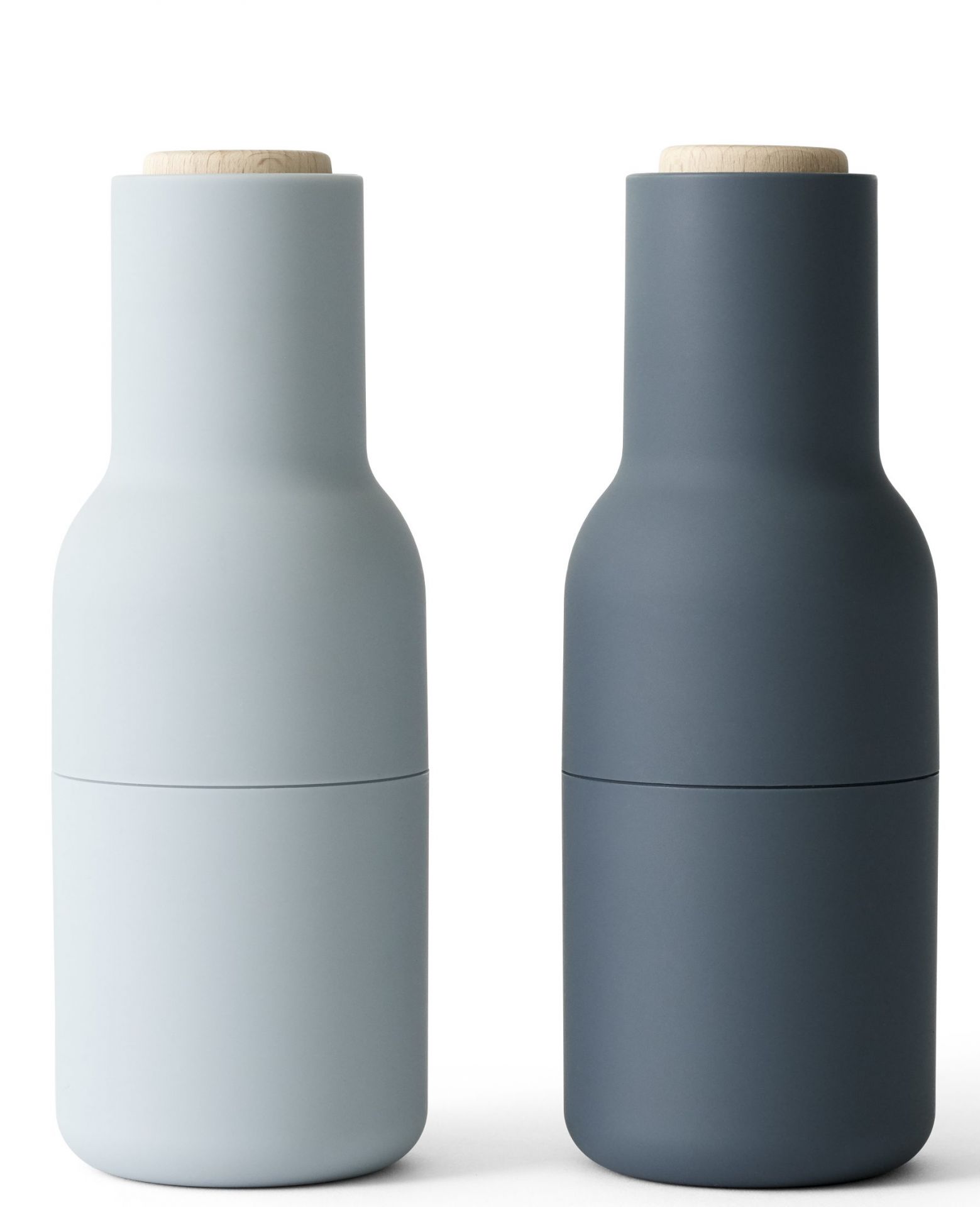 Bottle Grinders Eiche Salz - und Pfeffermühle 2-er Set Audo EINZELSTÜCK